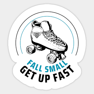 Fall Small Get Up Fast Sticker